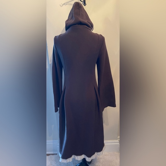 Brown & Cream Lace Witchy Victorian/ Prairie Style Handmade Jacket - Picture 5 of 10